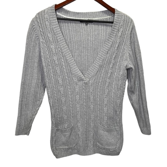 Addition Elle Cable Knit Vneck Sweater Size X - Picture 1 of 9